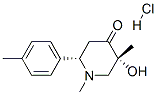 (2S,5R)-5-hydroxy-1,5-dimethyl-2-(4-methylphenyl)piperidin-4-one hydro chloride|