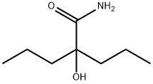 2-Hydroxy-2-propylvaleramide 结构式