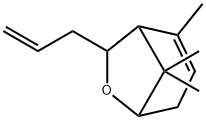 2,8,8-Trimethyl-7-(2-propenyl)-6-oxabicyclo[3.2.1]oct-2-ene 结构式