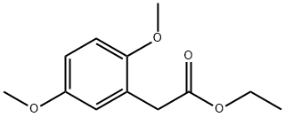 2,5-二甲氧苯基乙酸乙酯 结构式