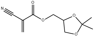 1,2-异丙亚基甘油 2-氰基丙烯酸酯 结构式
