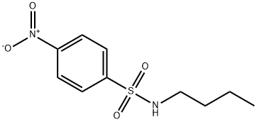 N-丁基-4-硝基苯磺酰氯 结构式