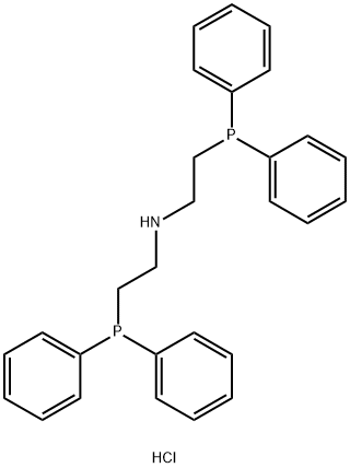 双[2-(二苯基膦基)乙基]铵 氯化物 结构式