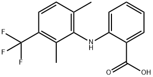 Benzoic  acid,  2-[[2,6-dimethyl-3-(trifluoromethyl)phenyl]amino]- Struktur