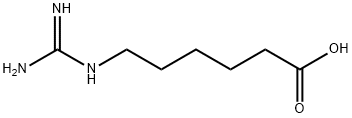 6-胍基己酸盐酸盐, 6659-35-4, 结构式