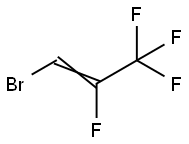 1-BROMO-2,3,3,3-TETRAFLUOROPROPENE Struktur