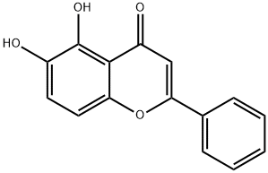 5,6-二羟基黄酮, 6665-66-3, 结构式