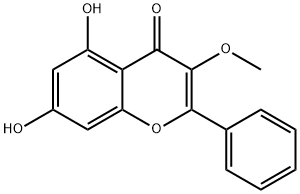 高良姜素 3-O-甲醚, 6665-74-3, 结构式