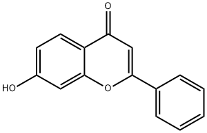 7-ヒドロキシフラボン 化学構造式