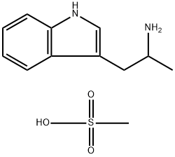 alpha-methyl-1H-indole-3-ethylamine monomethanesulphonate Structure