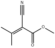 Methyl 2-cyano-3-methylcrotonate Structure