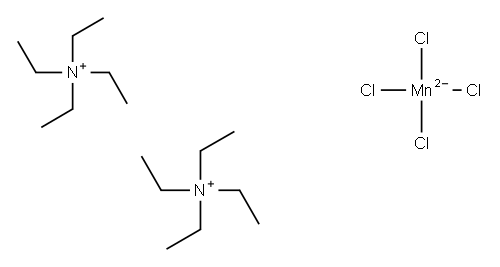 四氯锰酸四乙基铵(II), 6667-73-8, 结构式