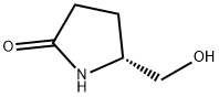 (R)-5-(ヒドロキシメチル)-2-ピロリジノン 化学構造式