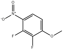 2,3-ジフルオロ-4-ニトロアニソール 化学構造式