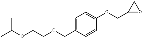 [[4-[[2-(1-Methylethoxy)ethoxy]methyl]phenoxy]methyl]oxirane Structure