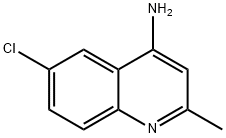 4-AMINO-6-CHLORO-2-METHYLQUINOLINE 结构式