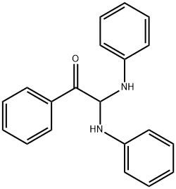 2,2-Dianilino-1-phenylethanone 结构式