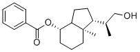 Benzoic acid 1-(2-hydroxy-1-methyl-ethyl)-7a-methyl-octahydro-inden-4-yl ester 结构式