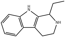 1-エチル-1,2,3,4-テトラヒドロ-β-カルボリン 化学構造式