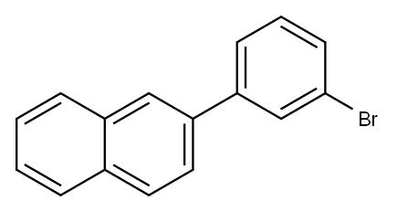 2-(3-bromophenyl)Naphthalene Structure