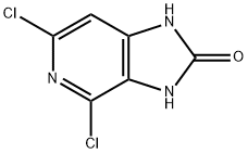 4,6-二氯-1H-咪唑并[4,5-C]吡啶-2(3H)-酮, 668268-68-6, 结构式