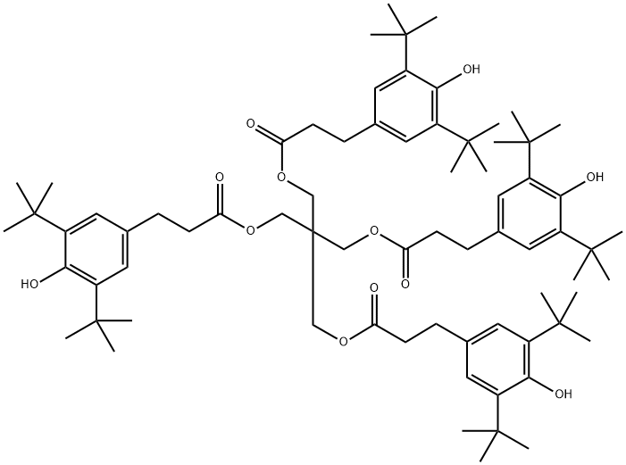 抗氧剂 1010, 6683-19-8, 结构式