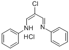 N-[2-氯-3-(苯基胺基)-2-丙烯-1-亞基]-苯胺鹽酸鹽, 6684-16-8, 结构式