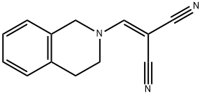 [(3,4-Dihydroisoquinolin-2(1H)-yl)methylene]malononitrile Struktur
