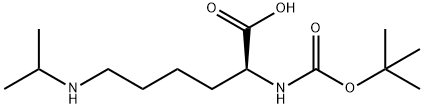 N-α-Boc-N-ε-isopropyl-L-lysine Structure