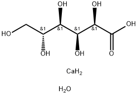 D-グルコン酸カルシウム一水和物 化学構造式