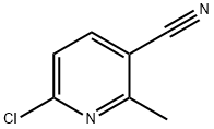 6-氯-2-甲基-3-氰基吡啶 结构式