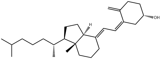 维生素 D3, 67-97-0, 结构式