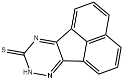 アセナフト[1,2-E][1,2,4]トリアジン-9-チオール 化学構造式