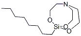 1-オクチル-2,8,9-トリオキサ-5-アザ-1-シラビシクロ[3.3.3]ウンデカン 化学構造式