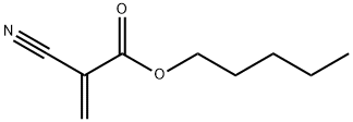 2-シアノアクリル酸ペンチル 化学構造式