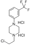 1-(2-CHLORO-ETHYL)-4-(3-TRIFLUOROMETHYL-PHENYL)-PIPERAZINE DIHYDROCHLORIDE Structure