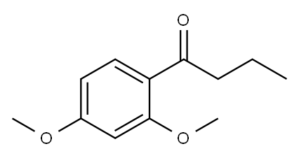 2-4-dimethoxybutyrophenone  Struktur