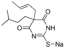 5-(2-Butenyl)-5-isopentyl-2-sodiothio-4,6(1H,5H)-pyrimidinedione 结构式
