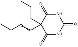 5-(1-Butenyl)-5-propylbarbituric acid 结构式