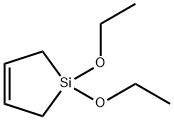 1,1-二乙氧基-1-硅杂环戊-3-烯, 67059-49-8, 结构式