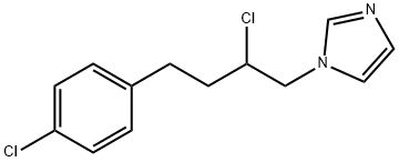 1-(2-Chloro-4-(4-chlorophenyl)butyl)-1H-imidazole Struktur