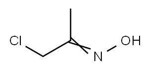 N-(1-メチル-2-クロロエチリデン)ヒドロキシルアミン 化学構造式