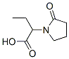 alpha-Ethyl-2-oxo-1-pyrrolidineacetic acid Struktur