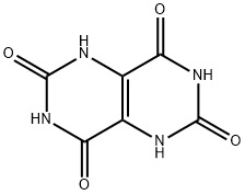 ピリミド[5,4-d]ピリミジン-2,4,6,8-テトラオール 化学構造式