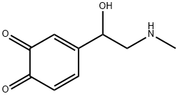 4-[1-ヒドロキシ-2-(メチルアミノ)エチル]-3,5-シクロヘキサジエン-1,2-ジオン 化学構造式