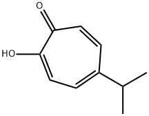 2-ヒドロキシ-5-イソプロピル-2,4,6-シクロヘプタトリエン-1-オン 化学構造式