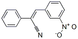 2-フェニル-3-(3-ニトロフェニル)アクリロニトリル 化学構造式