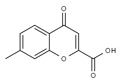 7-METHYL-4-OXO-4H-CHROMENE-2-CARBOXYLIC ACID Structure