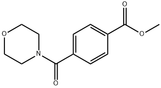 Methyl 4-[(Morpholin-4-yl)carbonyl]benzoate Structure