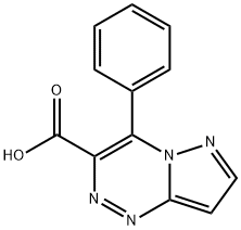 4-Phenylpyrazolo[5,1-c][1,2,4]triazine-3-carboxylic acid Structure